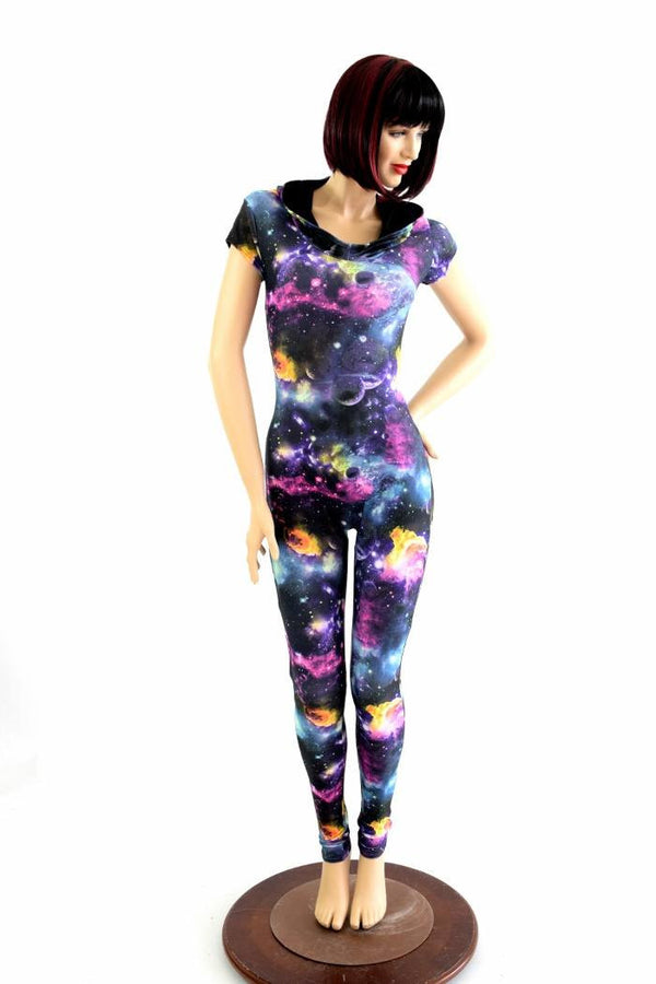 Galaxy Hoodie Catsuit - 3