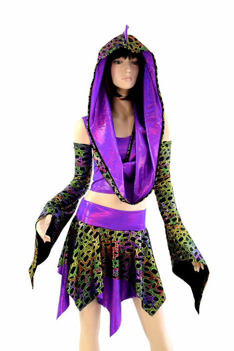 Weekender III Pixie Edition in Poisonous & Grape - Coquetry Clothing