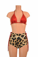 2PC Leopard and Red Set - 8