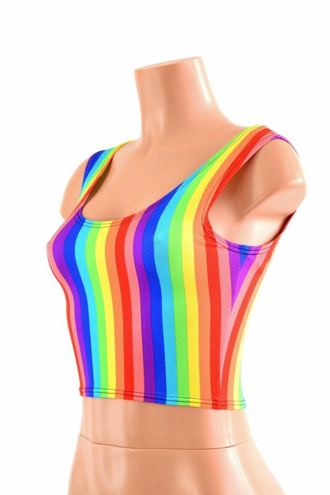 Rainbow Crop Tank - Coquetry Clothing