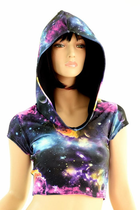 Galaxy Crop Hoodie - Coquetry Clothing