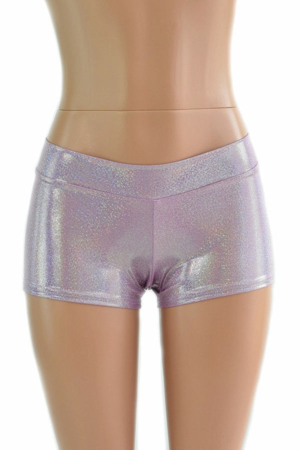Lilac Lowrise Shorts - 1