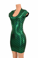 Green Mermaid Bodycon Dress - 1