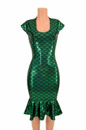 Green Mermaid Wiggle Dress - 3