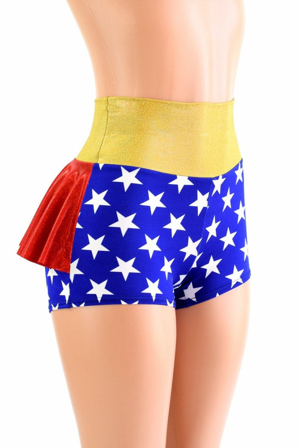Super Hero Ruffle Rump Shorts - 5