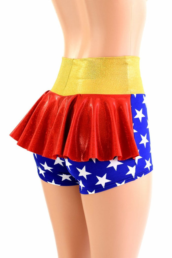 Super Hero Ruffle Rump Shorts - 4