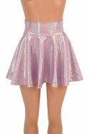 Lilac Holographic Mini Rave Skirt - 2