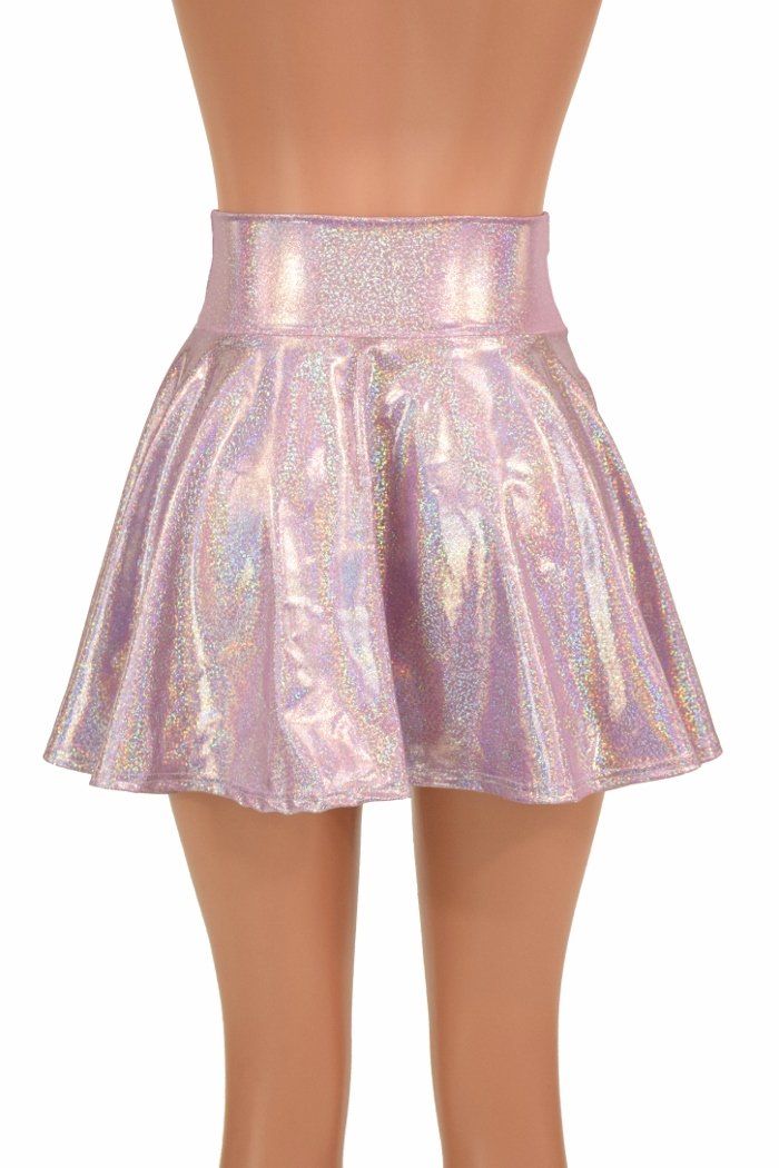 Holographic hotsell skirt purple