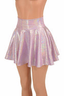 Lilac Holographic Mini Rave Skirt - 1