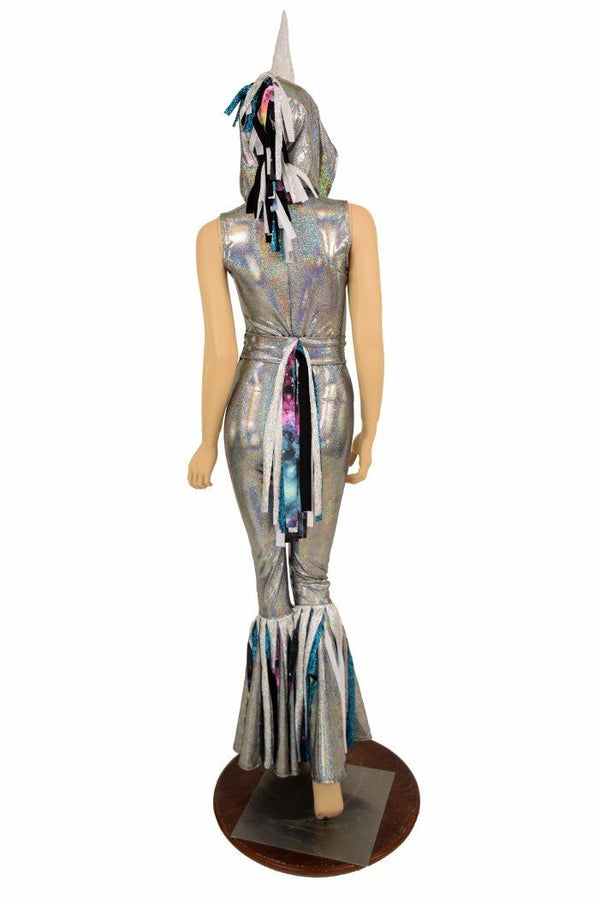Silver Holographic "Space Unicorn" Catsuit - 4