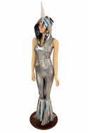 Silver Holographic "Space Unicorn" Catsuit - 6