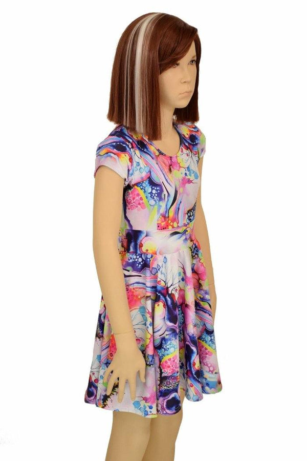 Girls Dreamscape Skater Dress - 7