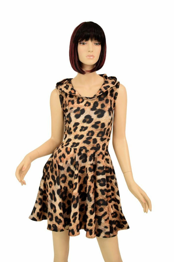 Leopard Pocket Skater Dress - 2