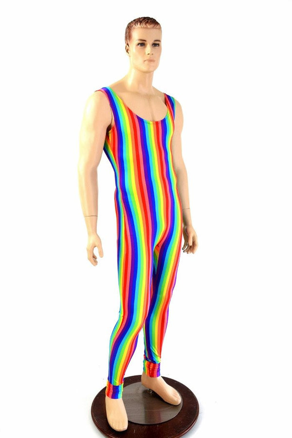 Mens Rainbow Tank Catsuit - 3