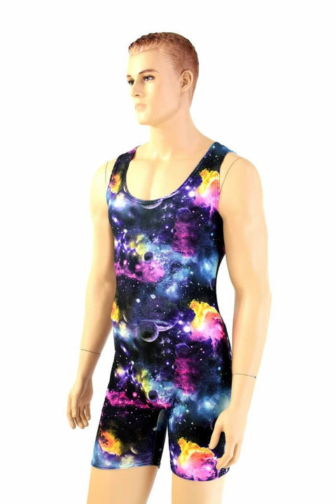 Mens Galaxy Singlet Romper - Coquetry Clothing