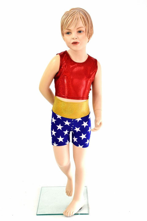 Girls Super Hero Shorts & Top Set - Coquetry Clothing