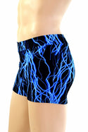 Mens "Rio" Midrise Shorts in Blue Lightning - 4