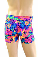 Mens "Rio" Midrise Shorts in Tahitian Floral - 3