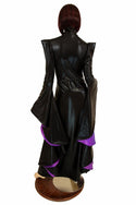 Sorceress Sleeve Zipper Princess Crop Top - 5