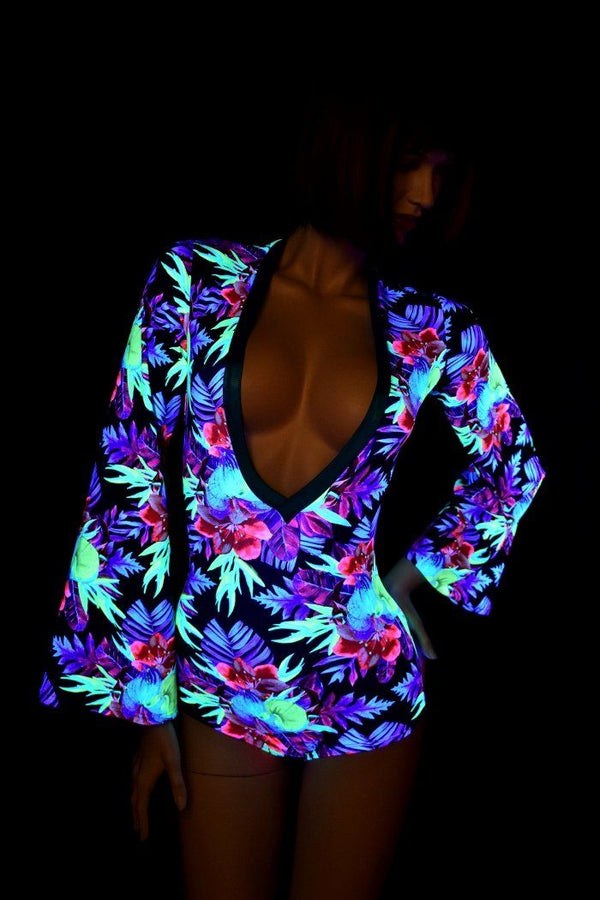 UV Glow Sonic Bloom Fabric - 6