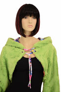 Avocado Balloon Sleeve Minky Shrug - 9