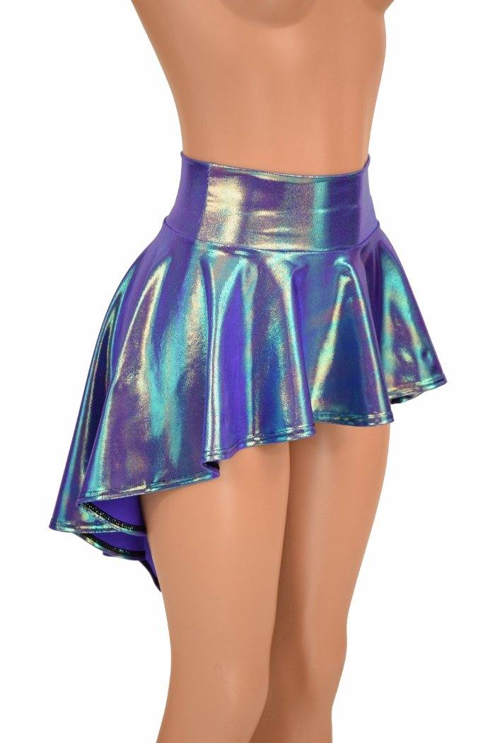 Metallic rave skirt best sale