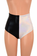 Two Tone High Waist "Siren" Shorts - 1