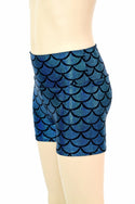 Kids Turquoise Mermaid Shorts - 4