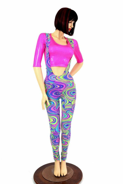 Suspender Leggings in Glow Worm - Coquetry Clothing