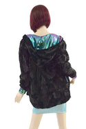 Minky Faux Fur Long Jacket - 8