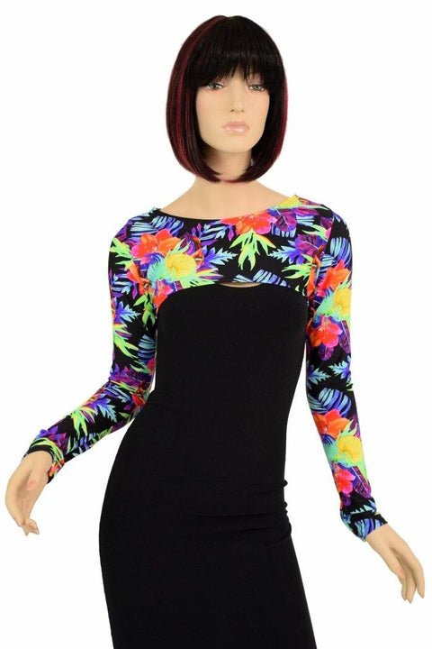 Sonic Bloom Bolero Dance Sleeves - Coquetry Clothing