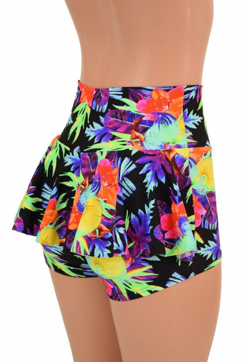 Sonic Bloom Ruffle Rump Shorts - Coquetry Clothing