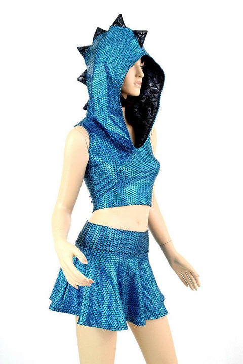Aquamarine Dragon Hoodie Set - Coquetry Clothing