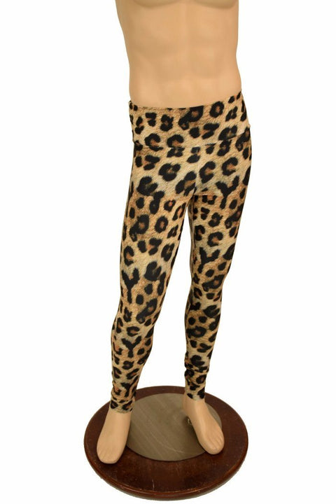 Mens Leggings in Leopard - Coquetry Clothing