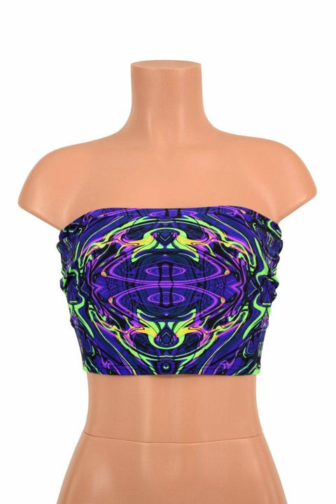 Neon Melt UV Tube Top - Coquetry Clothing