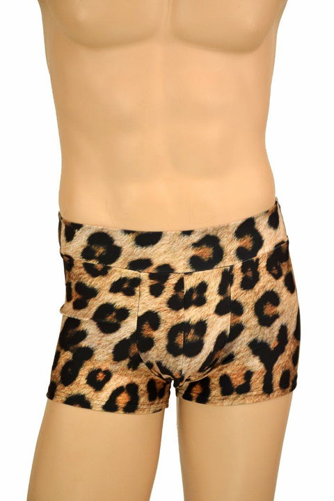 Mens "Aruba" Shorts in Leopard - Coquetry Clothing