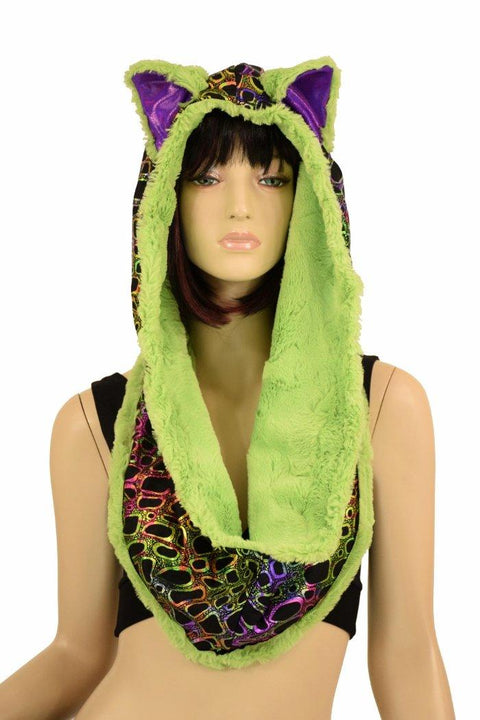 Poisonous Reversible Infinity Festival Hood - Coquetry Clothing