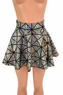 Cracked Tile Rave Mini Skirt - 1
