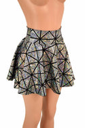 Cracked Tile Rave Mini Skirt - 3