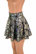 Cracked Tile Rave Mini Skirt - 2