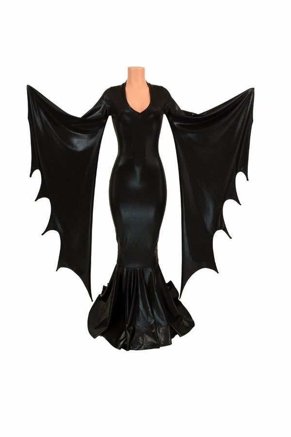 Succubus Sleeve Puddle Train Gown - 1