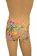 Mens "Aruba" Shorts in Neon Flux - 3