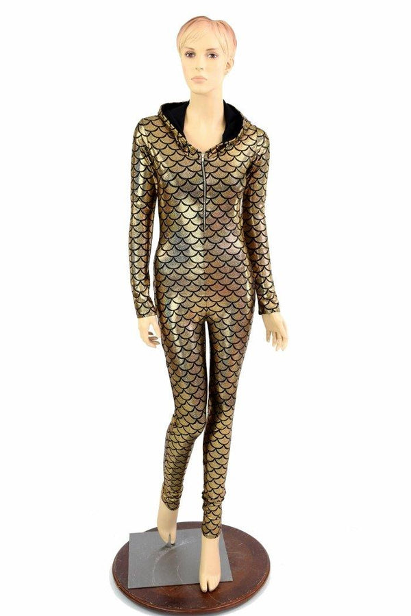 Gold Dragon Hooded Catsuit - 8