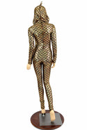 Gold Dragon Hooded Catsuit - 4