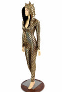 Gold Dragon Hooded Catsuit - 1