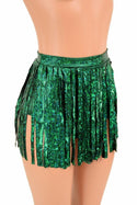 Siren Gladiator Shorts in Green Kaleidoscope - 2