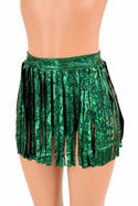 Siren Gladiator Shorts in Green Kaleidoscope - 5