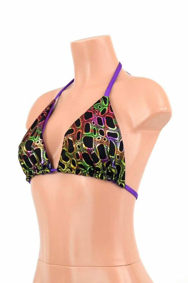 Reversible Triangle Slide Bikini Top - 3