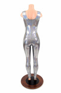 Silver Holographic Tank Catsuit - 4