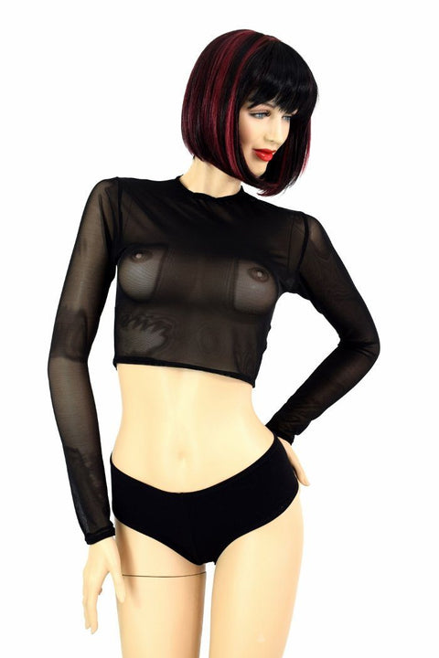 Mesh Crop Top - Coquetry Clothing